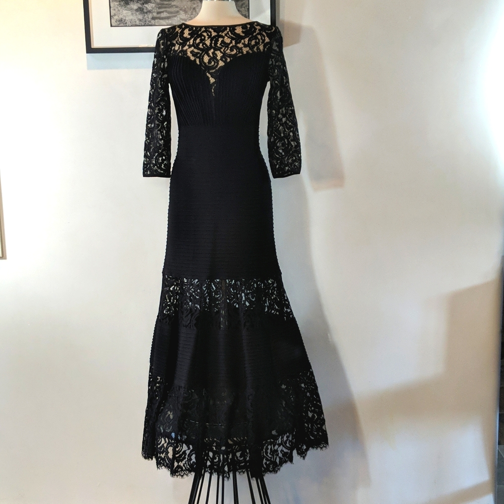 Peek-a-boo Black Gown